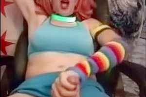 CD Rainbow Girl Cum Shot by vikkiCD