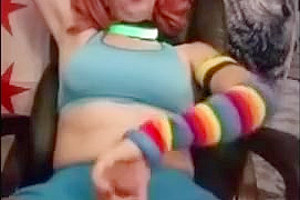 CD Rainbow Girl Cum Shot by vikkiCD