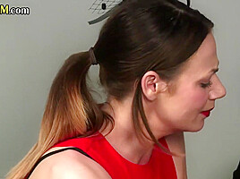 CFNM classy mature n MILFS suck cock in group femdom action