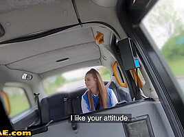 Cab Driver Pounding 21yo College Slut For Free Ride