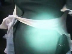 Candid street upskirt with Asian babes doing princesses cosplay