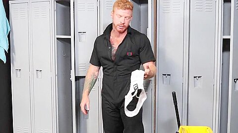 Caught Jacking In The Locker Room - Jackson Cooper & Bennett Anthony