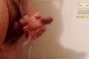 Caught Jerk Off Cum In The Shower