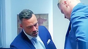 Caught Jerking Off By His Tyrant Boss