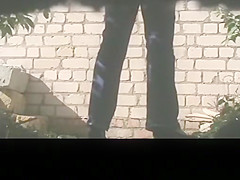 Caught peeing close up Ass