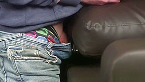 Cfnm teens 18+ tugging cock