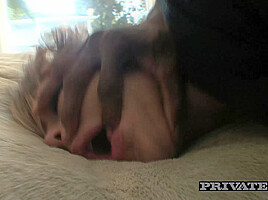 Chastity Lynn Blindfolded for an Interracial DP Threesome
