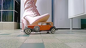 Classic Cars In Women's Hands