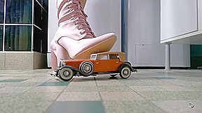 Classic Cars In Women's Hands