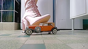 Classic Cars In Women's Hands