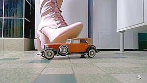 Classic Cars In Women's Hands