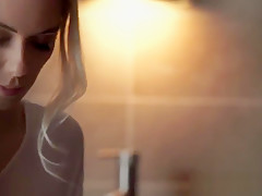 Classy beauty banged before tasting warm cum