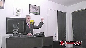 Classy lady Terra Mizu dominates submissive Richard Lennox