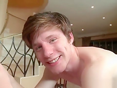Clayton sucks massive black cock