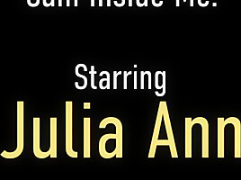 Cock Craving Cougar Julia Ann Cums taking your Hard Dick POV