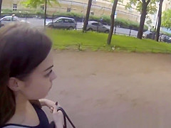 Cocksucking babe pov fucked on