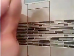Colin taking a shower