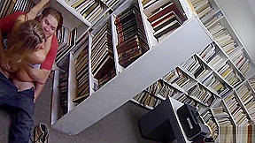 College Freshmen Fuck In The Library