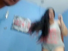 Colombian hairjob and cum in hair long hair hair