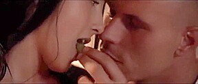 Couple having romantic sex