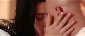 Couple having romantic sex