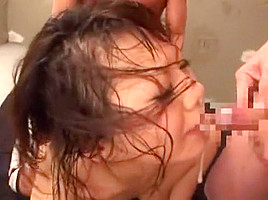 Crazy Japanese chick Sayaka Kimijima in Fabulous Blowjob, Handjobs JAV scene