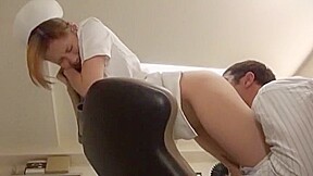 Crazy Japanese girl Hibiki Otsuki, Ann Yabuki, Erika Kurisu in Incredible Nurse, Rimming JAV scene