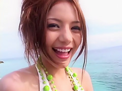 Crazy Japanese whore Tina Yuzuki in Horny Dildos/Toys, Bikini JAV clip