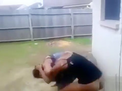 Crazy black Step mommies in a fight with lots of nudity