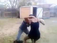 Crazy black Step mommies in a fight with lots of nudity