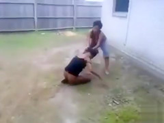 Crazy black Step mommies in a fight with lots of nudity