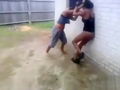 Crazy black Step mommies in a fight with lots of nudity