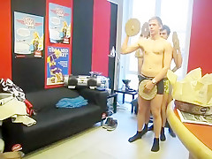 Crazy male in incredible blond boys, fun gay sex video