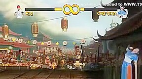 Cum Fighter a Street Fighter Parody
