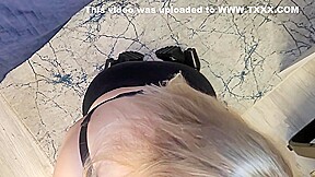 Cum On The Face Of A Cute Blonde