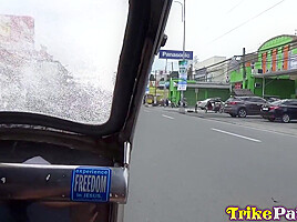 Cumface Filipina Gets Severely Plasted In Jizz - Trike Patrol