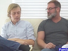 Curious Twink Caught Stroking Himself And Anal Fucked