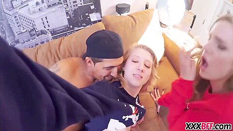 Cute Best Friends Get Fucked At Xmas