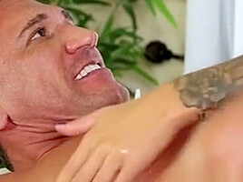 Cute Masseuse Madelyn Monroe Throated Under The Table