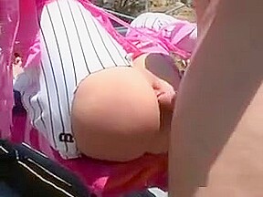 Cute Softball Player Gets Fucked At The Benches By Coach