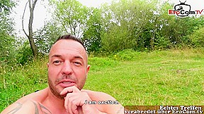 Cute curvy german teen 18+ slut meet and fuck date outdoor POV