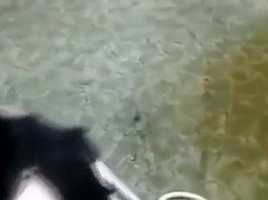Cute girl tape gagged escapes