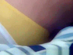 Cute japanese babe rubs