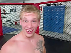 Cute kickboxing training turns to fucking