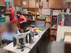 Cute teen 18+ Caught Shoplifting Then Fucked By Store Manager