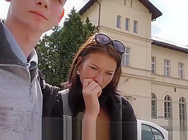 Czech slut picked up and fucked