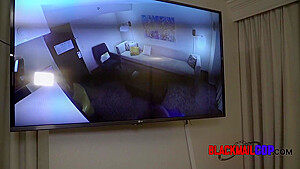 Dark Babe Gets Busted And Fucked By Horny Police Office