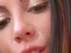 Delightful brunette gf Eva Ellington blows dink ready for sex