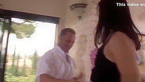 Delivery guy gets pussy instead cash