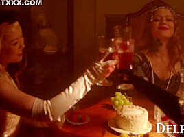 Delphine Films - Three Babes Take Turns Exploring Each Others Bodies